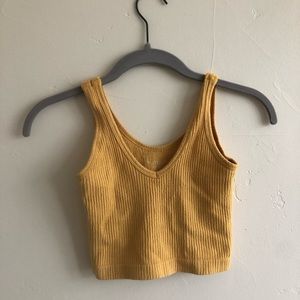 Out From Under Drew Seamless Ribbed Bra Top 💛 yellow